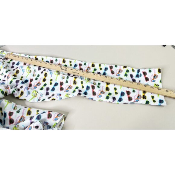 Michael's Men XXL 100% Linen Sunglasses Print Long Sleeve Shirt RV $165 EUC - Picture 3 of 13